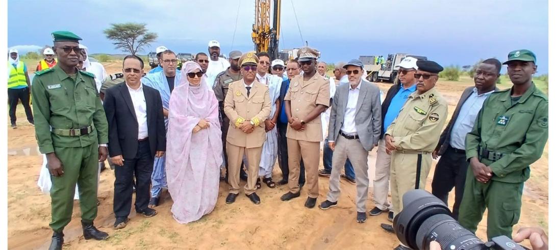 إطلاق أول عملية لاستكشاف المياه الجوفية العميقة في موريتانيا