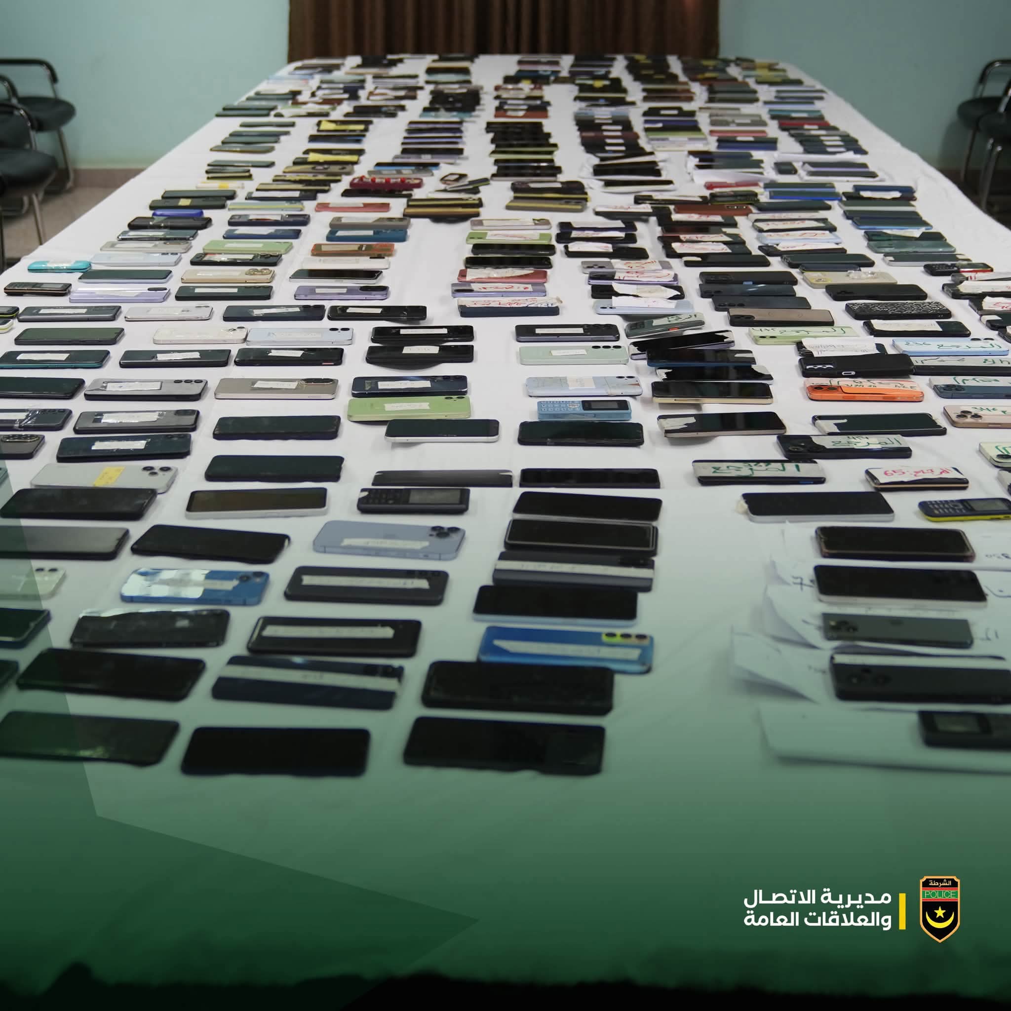 نواكشوط: الشرطة الوطنية تضبط 427 هاتفاً مسروقاً