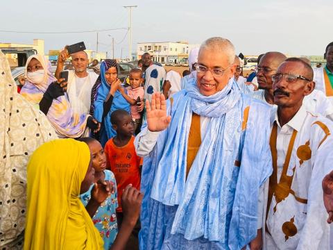 ساكنة امرح تخص أمين عام وزارة العقارات وأملاك الدولة السيد محمد محمود ولد أعمر باستقبالات جماهيرية حاشدة