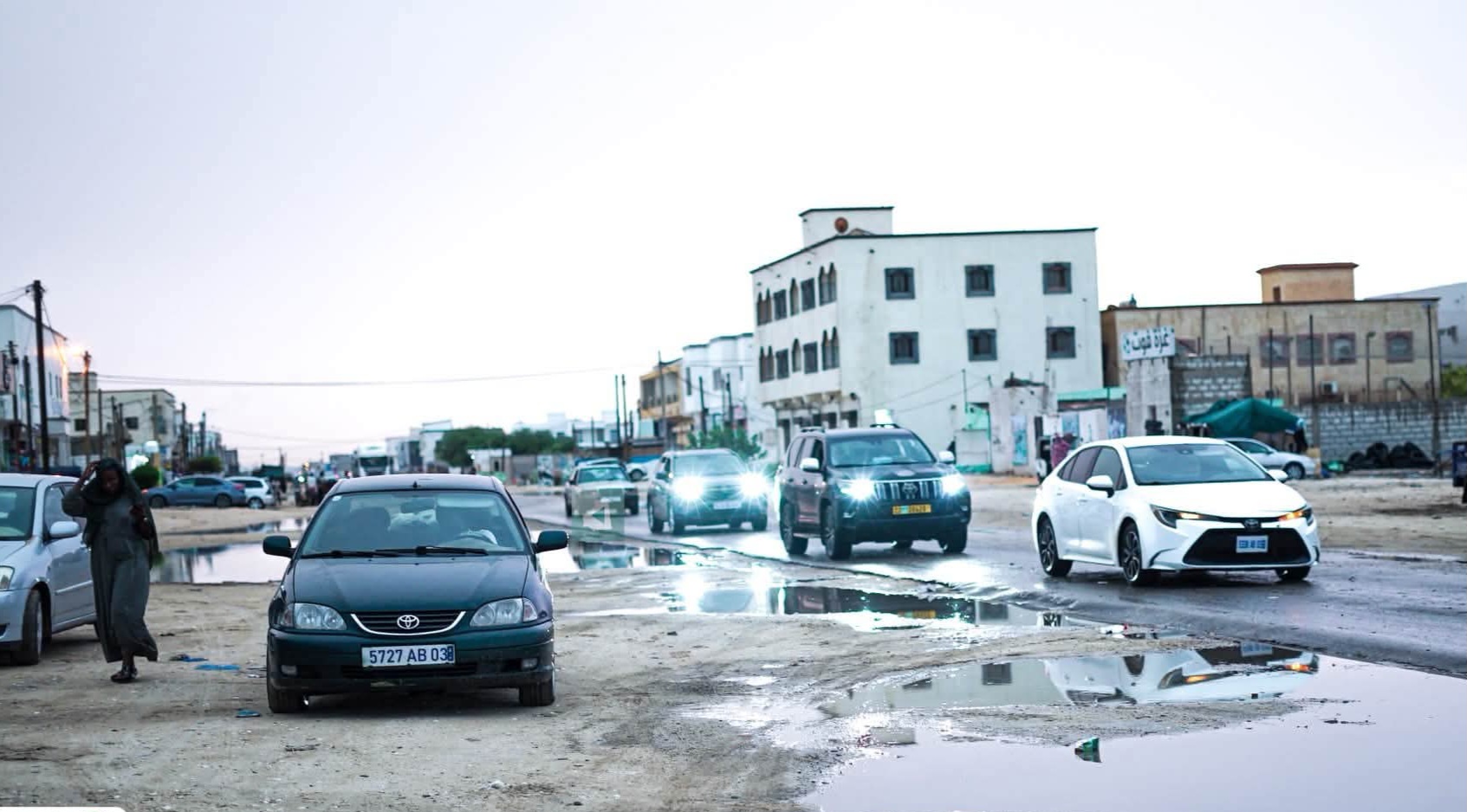 مقاييس الأمطار على ولايات نواكشوط