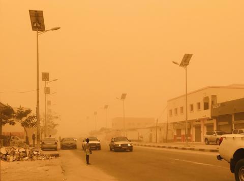 الأرصاد الجوية تتوقع تأثر الرؤية بالأتربة في عدة ولايات موريتانية