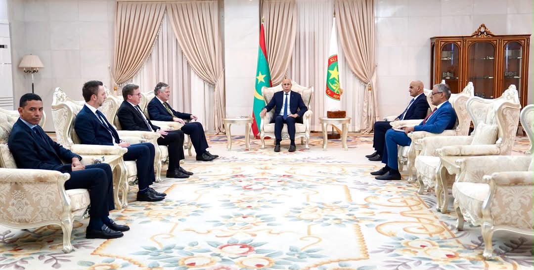 رئيس الجمهورية يستقبل وفدًا من شركة (كوسموس إنرجي)